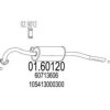 MTS 01.60120 End Silencer